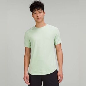 lululemon Drysense Green Short Sleeve Tee Shirt Size Large